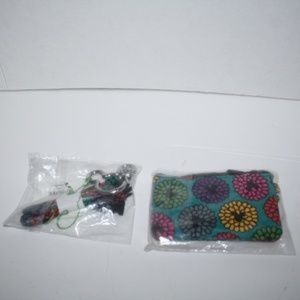 Vera Bradley Breakaway Lanyard & Zip ID Mickey NWT